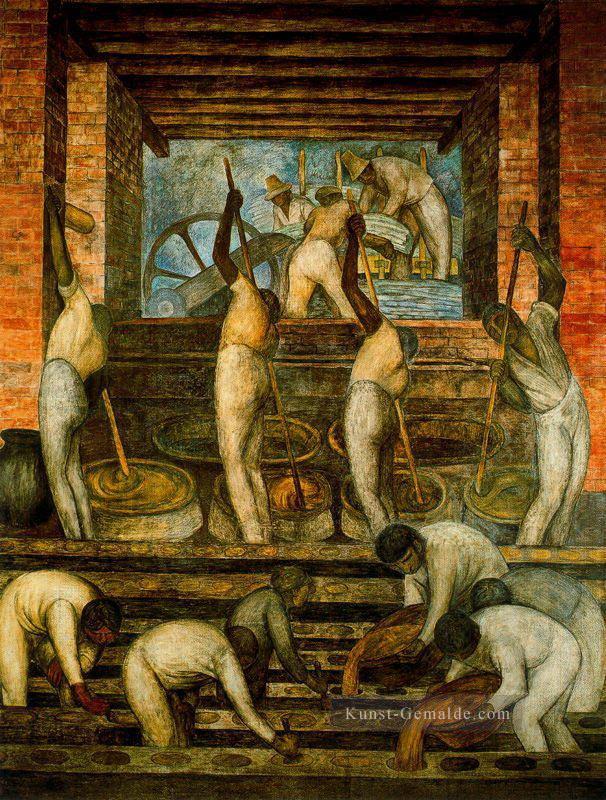 die Zuckermühle 1923 Diego Rivera Ölgemälde